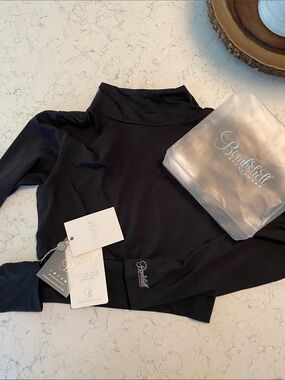 Bombshell Sportswear Black Top with Logo
